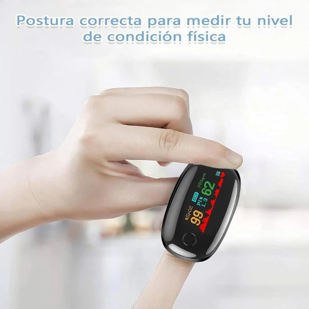 Oxímetro Digital Portátil – Mide tu oxigenación y frecuencia cardíaca en segundos