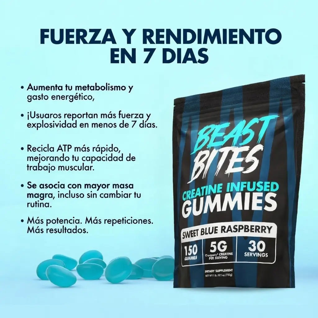 Creatina Gomitas Beast Bites