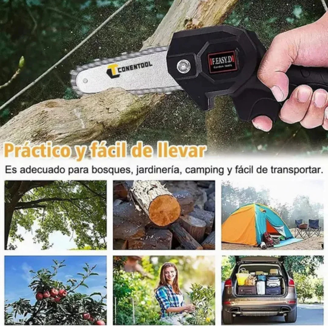 MOTOSIERRA RECARGABLE INALÁMBRICA + 1 una batería