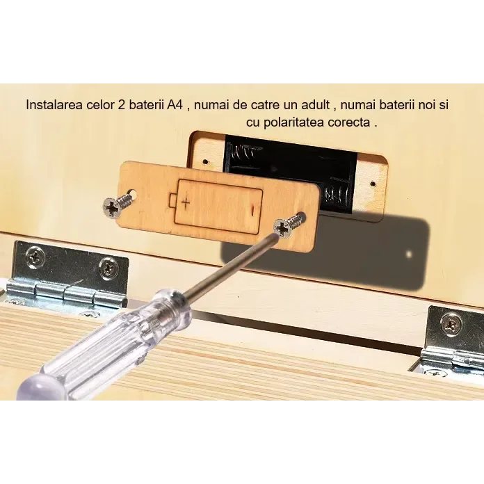 Geantă Pliabilă din Lemn – Panou Activități Montessori