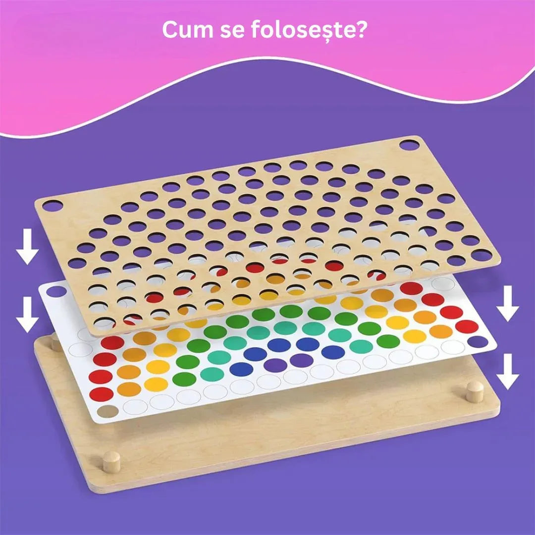 Joc de sortare a bilelor - Curcubeu